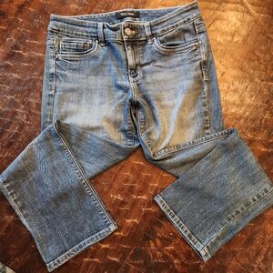 White House Black Market Jeans Womens 6 Straight Leg Crop Stretch Denim Pants